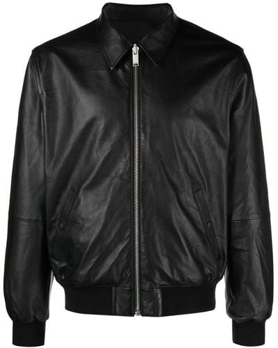 Zadig & Voltaire Mate Reversible Leather Jacket - Black