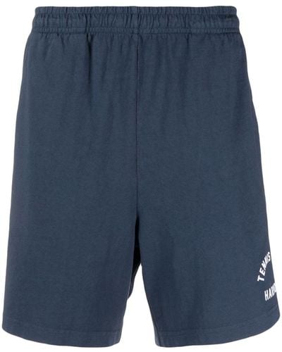 Harmony Pantalones cortos de chándal con logo - Azul