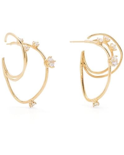 Panconesi Constellation Crystal-embellished Earrings - Metallic