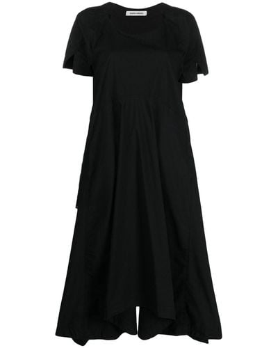 Henrik Vibskov Renee Slit-sleeve Asymmetric Dress - Black