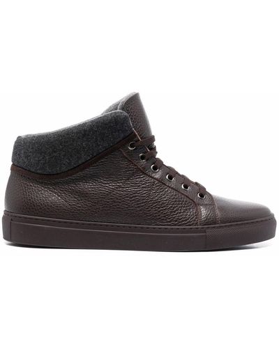 Corneliani Ankle Leather Boots - Brown