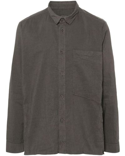 Transit Long-sleeve Striped Shirt - Grey