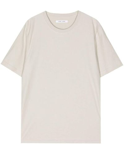 Samsøe & Samsøe Odin T-Shirt mit rundem Ausschnitt - Weiß