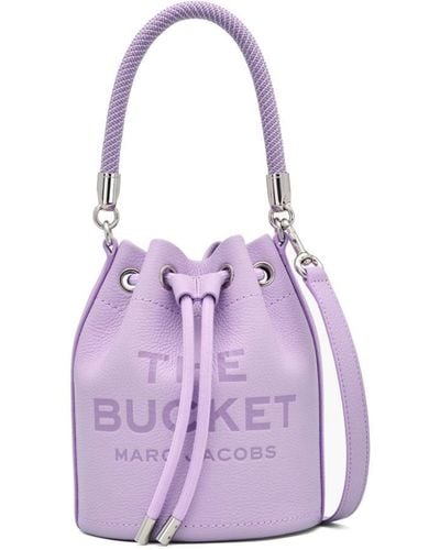 Marc Jacobs The Leather Beuteltasche - Lila