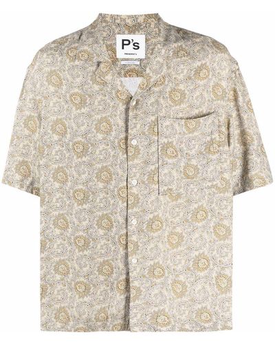 President's Hemd mit Paisley-Print - Mehrfarbig