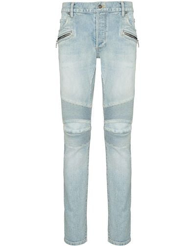 Balmain biker jeans men 2025