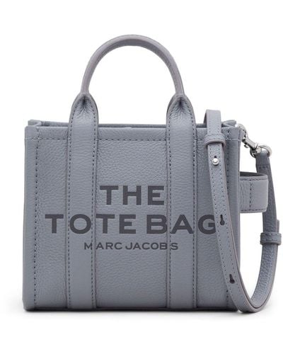 Marc Jacobs The Leather Crossbody Tote Bag - Gray