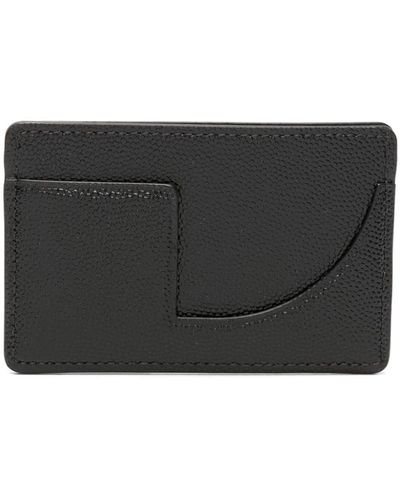 Patou Jp Leather Cardholder - Black