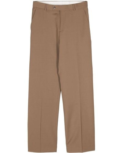 Sandro Wool-blend Tailored Trousers - Natural