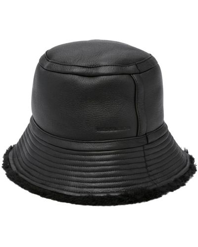 Yves Salomon Reversible Bucket Hat - Black