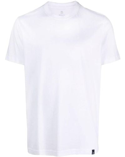 BOGGI Crew-neck Cotton T-shirt - White
