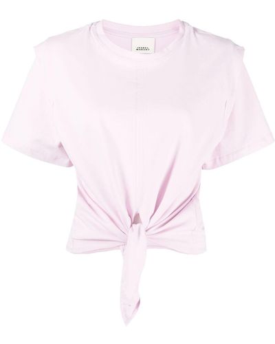 Isabel Marant タイウエスト Tシャツ - ピンク