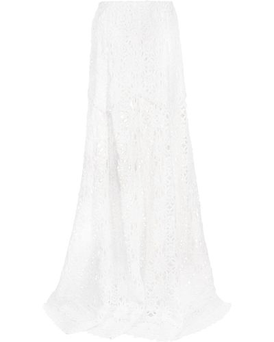 Macgraw Noble Broderie Anglaise Skirt - White