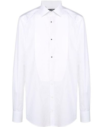 Dolce & Gabbana Klassisches Hemd - Weiß
