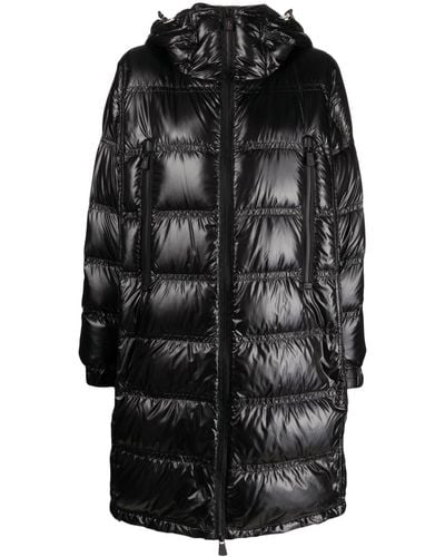 3 MONCLER GRENOBLE Berry ロゴパッチ パデッドコート - ブラック