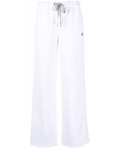 Lorena Antoniazzi Star-patch Track Pants - White