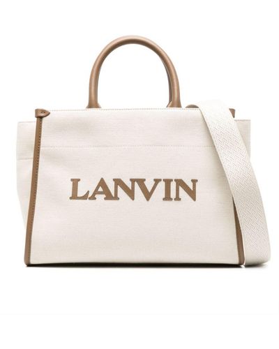 Lanvin In&out ハンドバッグ S - ナチュラル