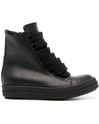 Rick Owens Jumbo Leather Sneakers - ブラック