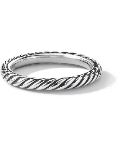 David Yurman Zilveren Ring - Metallic