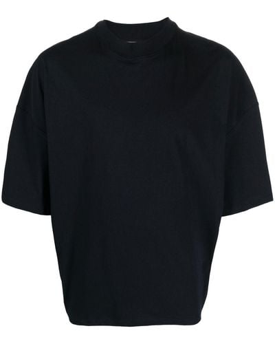 Jil Sander T-shirt en coton à manches courtes - Noir