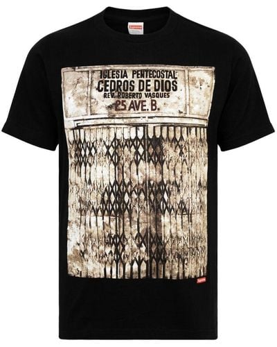 Supreme Iglesia Pentecostal Graphic-print T-shirt - Black