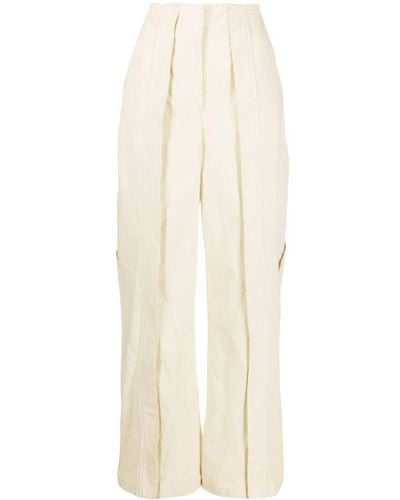 Christopher Esber Cocosolo Straight-leg Cotton Pants - White