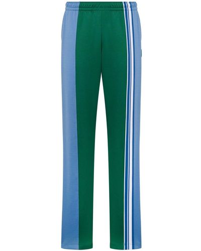 Moschino Striped Straight-leg Trousers - Green