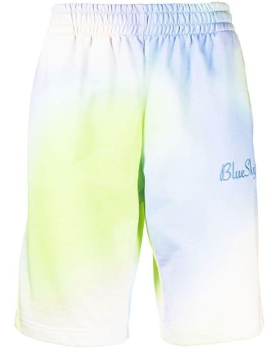BLUE SKY INN Shorts Met Geborduurd Logo - Blauw