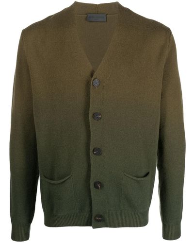 Iris Von Arnim Long-sleeve Cashmere Cardigan - Green