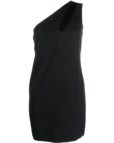 P.A.R.O.S.H. One-shoulder Mini Dress - Black
