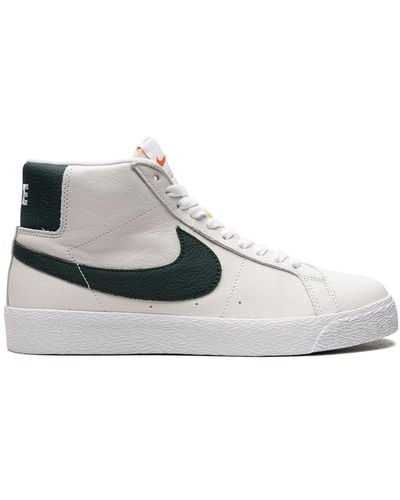 Nike Sb Zoom Blazer Mid Iso "white Pro Green" Sneakers