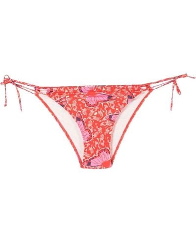 Roseanna Wood Farfalla Bikini Bottoms - Red
