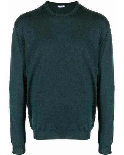 Malo Crew-neck Wool Sweater - Green