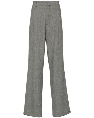 Lardini Pleat-detail Pants - Grey