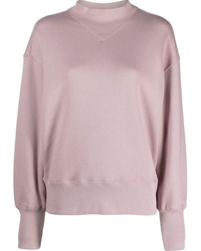 Filippa K Mock-neck Batwing Sweatshirt - Pink