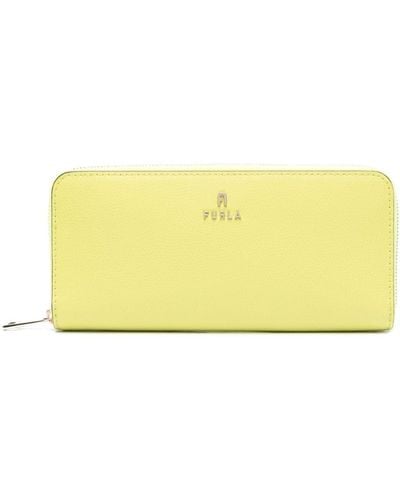 Furla Camelia L Leather Wallet - Yellow