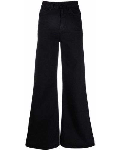 Dorothee Schumacher Weite High-Waist-Jeans - Schwarz