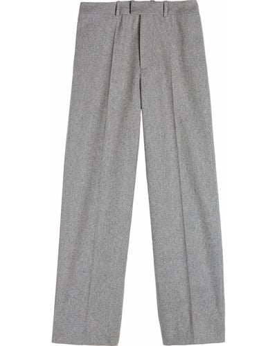 Off-White c/o Virgil Abloh Straight-leg Tailored Trousers - Grey