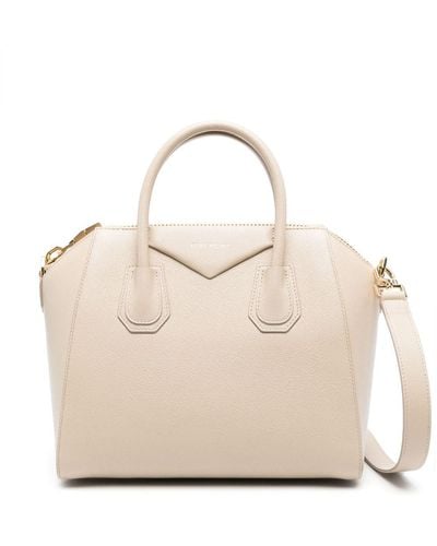 Givenchy Small Antigona Leather Bag - Natural