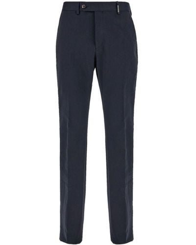 Ferragamo Slim-cut Tailored Pants - Blue
