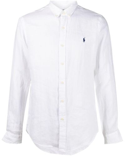 Polo Ralph Lauren Hemd aus Popeline - Weiß
