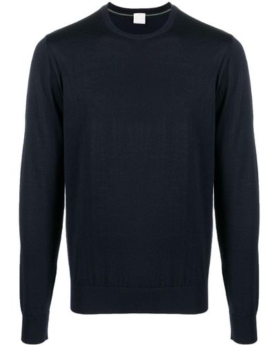 Pal Zileri Crew-neck Wool Sweater - Blue