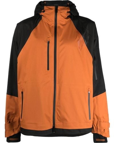 Zegna Hooded Lightweight Jacket - Orange