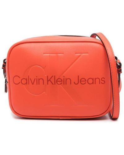 Calvin Klein Umhängetasche mit Logo - Rot