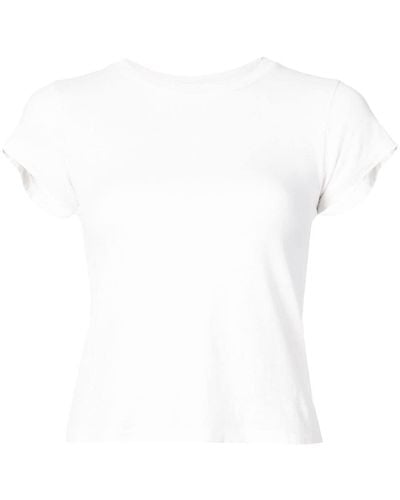 RE/DONE Slimmer T-shirt Uit De Jaren 60 - Wit