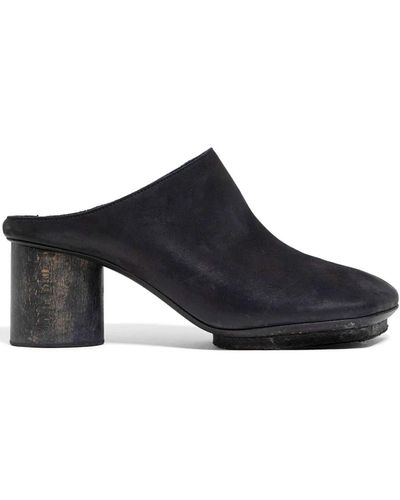 Uma Wang Mules con tacco largo - Nero