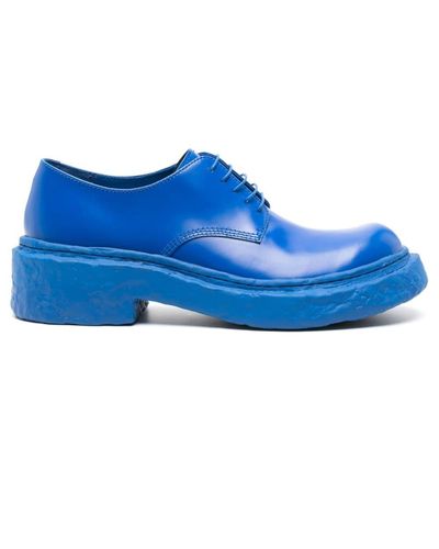 Camper Vamonos Tonal Leather Derby Shoes - Blue