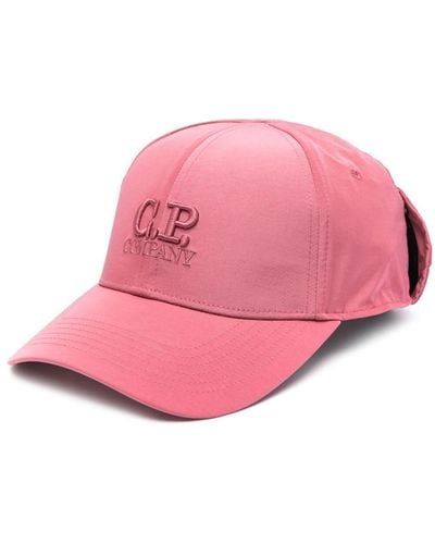 C.P. Company Chrome-R Goggle Baseballkappe - Pink