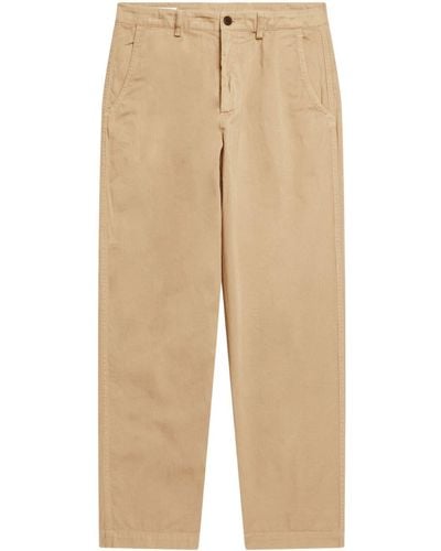 Dries Van Noten Cotton Chino Trousers - Natural