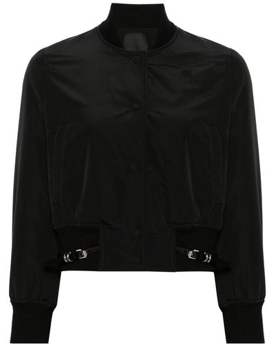 Givenchy Buckle-detail Bomber Jacket - Black